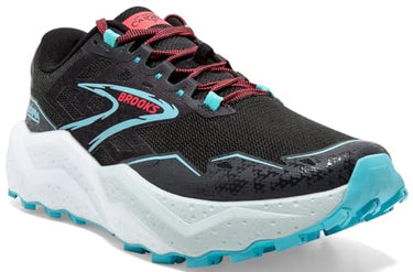 BROOKS Women's Caldera 7 Sneaker, Lunar Rock Lemon Chrome Black, 43 EU on sale